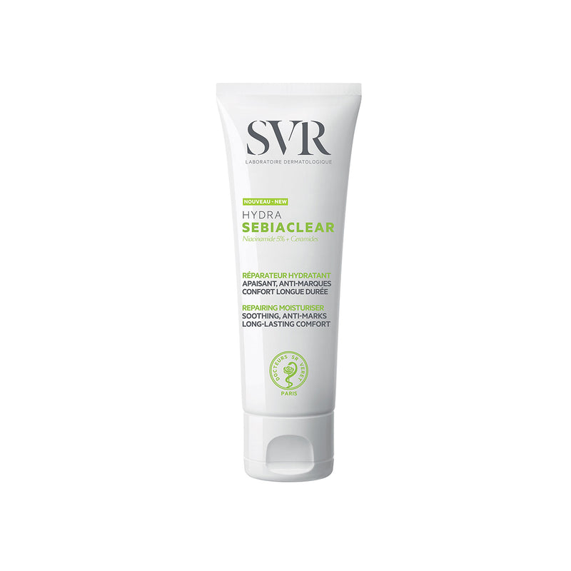 Envase de del producto SEBIACLEAR Hydra en fondo blanco