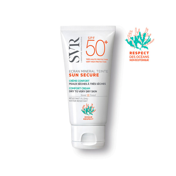 SUN SECURE Écran Minéral Teinté Pieles Secas a Muy Secas