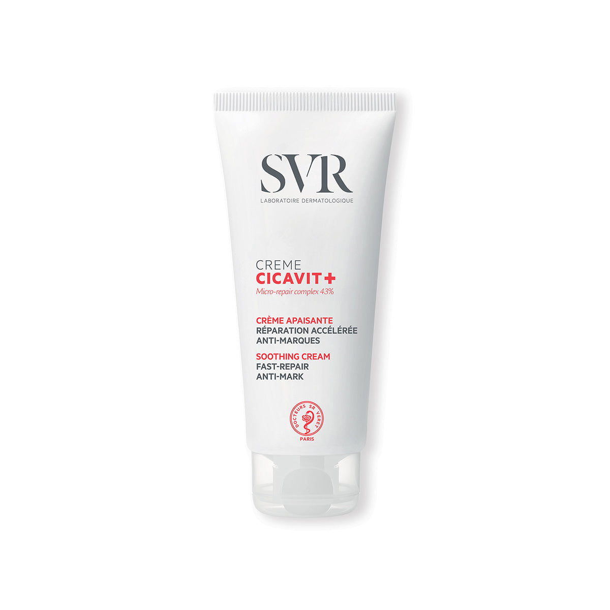 Envase del producto Creme CICAVIT+ en fondo blanco