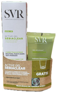 Set Sebiaclear Active Gel 40ml + Gel Moussant 55ml