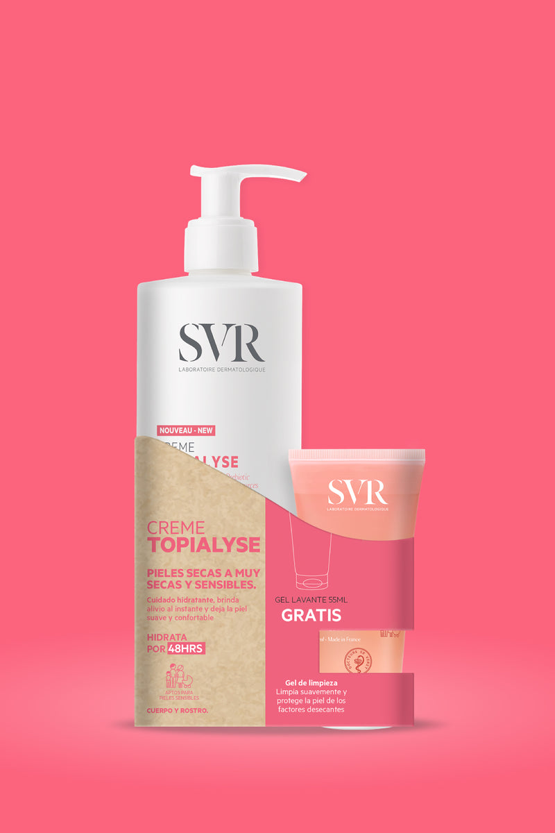 Set TOPIALYSE para Piel Seca: Creme 400ml + Gel Lavant 55ml