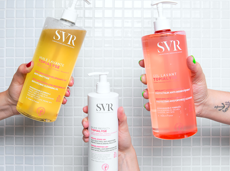 ¿Bálsamo, aceite o gel? El limpiador correcto para piel seca o con tendencia atópica 🚿