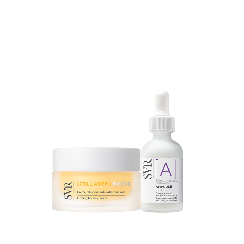 RUTINA:  Piel Firme y Uniforme: [Collagen] Biotic + Ampoule [A] Lift