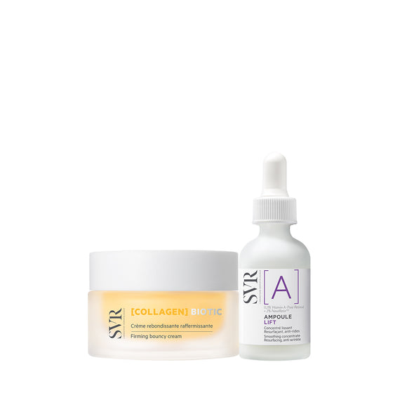 RUTINA:  Piel Firme y Uniforme: [Collagen] Biotic + Ampoule [A] Lift