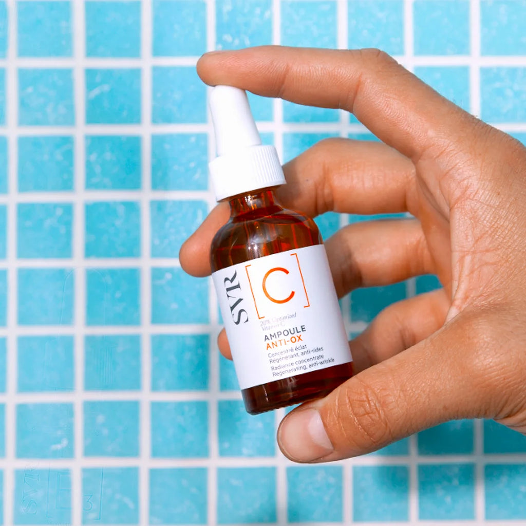 Rutina Hidratada y Luminosa: [HYALU] Biotic + [C] Ampoule + Sun Secure Blur