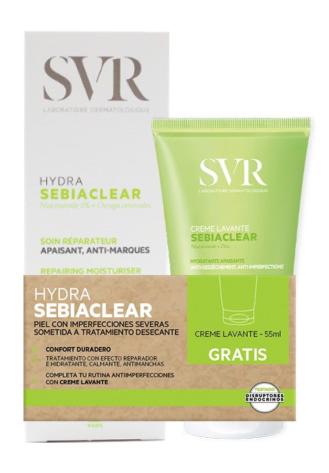 Set Sebiaclear Hydra 40ml + Creme Lavante 55ml