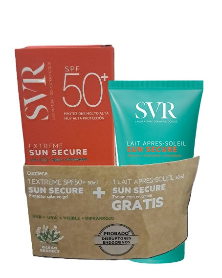 Set Sun Secure Extreme+ SPF50+ 50ml + Lait Apres Soleil 50ml