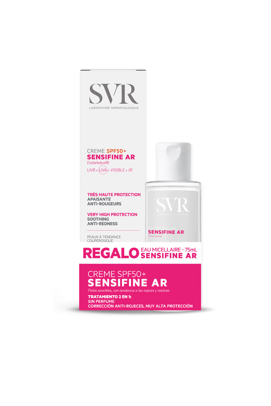 Set SENSIFINE AR Creme SPF 40ml + Agua Micelar 75ml