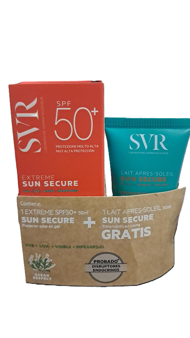 Set Sun Secure Extreme+ SPF50+ 50ml + Lait Apres Soleil 50ml